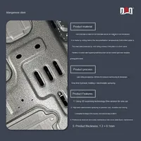 Pour Zeekr009 armure de plaque de protection de châssis complet 22-24 ans pièces de voiture à énergie nouvelle Installation de trou d'origine pratique
