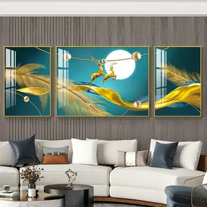 High Quality Wall Art, Frame Paint Kit Seascape Painting For Wedding Decorations/