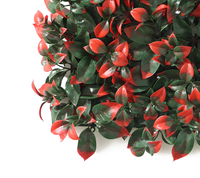 Faux Panneaux décoratifs extérieurs et intérieurs artificiels Haie artificielle de grande taille Clôture Plante Panneaux muraux en feuilles vertes