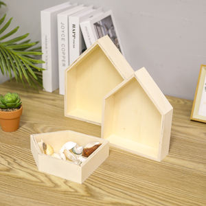 <span class=keywords><strong>Petite</strong></span> boîte <span class=keywords><strong>en</strong></span> <span class=keywords><strong>bois</strong></span> de bricolage pas cher, ensemble de boîte <span class=keywords><strong>en</strong></span> forme de maison, boîte cadeau de rangement <span class=keywords><strong>en</strong></span> <span class=keywords><strong>bois</strong></span> lisse <span class=keywords><strong>sans</strong></span> <span class=keywords><strong>couvercle</strong></span> - Product Image 4