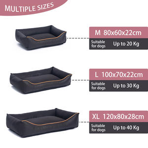 PU Produkt Haustier Luxus Hund Leder betten Mit abnehmbarem Kissen - Product Image 4