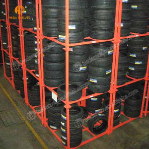 Almacén de Metal plegable pila bastidores para rollos de tela de almacenamiento - Product Image 5