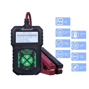 New Hot Sale Battery Tester 12V DC Charger Analyzer Capacity Load Tester Cranking System Test 100-2000CCA Car Battery Tester