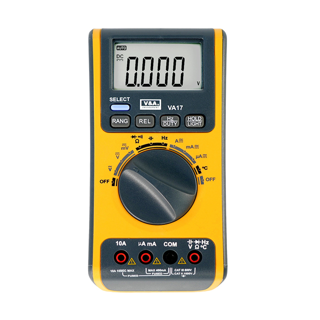 Trus VA17-2 Digital Multimeter Tester Multifunctional Multimeter for Voltage Current Temperature Frequency Measurement