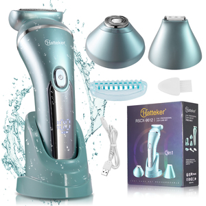 HATTEKER RSCX-9612 Épilateur électrique 3-en-1 pour femmes -- Rechargeable par USB, épilateur et tondeuse indolores pour le visage, le corps et le maillot de bain - Product Image 2