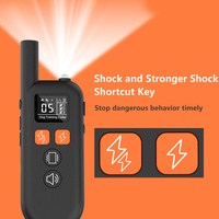 Intelligentes Fernbedienungs-Hundetrainingshalsband TPU Anti-Bell-Halsband Sicher IP67 Wasserdicht Wiederaufladbar Elektrischer Schock für Verhaltenskorrektur