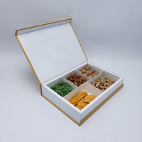 Boîtes rigides pour dattes Medjool avec finition mate, gaufrage, fermeture magnétique et design personnalisable