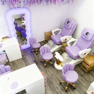 เก้าอี้นวดเท้าสปาทำเล็บมือ-เล็บเท้าแบบปรับเอนได้สำหรับร้านทำเล็บ ขายส่งจากผู้ผลิต - Product Image 4