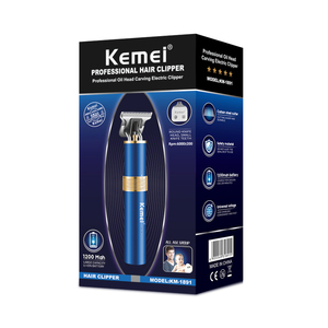 KEMEI KM-1891 Tagliacapelli <span class=keywords><strong>e</strong></span> Regolabarba da Uomo, 6000 RPM, Lama in Acciaio, Batteria Grande da 1200 mAh, per Salone <span class=keywords><strong>e</strong></span> Barbiere, Rifinitore per Rasatura, Ingrosso di Fabbrica - Product Image 5