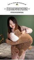 Peluche pour chien - Oreiller - Animal en peluche super doux - Couverture pour adultes - Cadeau d'anniversaire unisexe