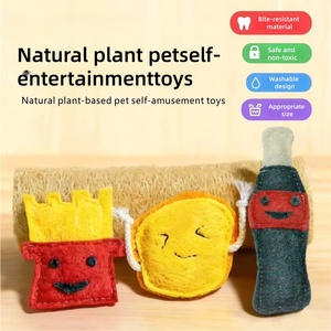 Jouet à mâcher en éponge de loofah aromatisé à <span class=keywords><strong>la</strong></span> catnip pour chats - Nettoyage des dents et des molaires, développement de l'intelligence, utilisation quotidienne - Product Image 3