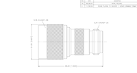 Connecteur coaxial RF à angle droit N femelle vers N mâle Coude Adaptateur RF Connecteurs N