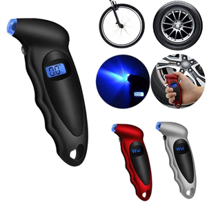 เกจวัดลมยางดิจิตอล LCD ขนาดเล็ก 14.2 กรัม น้ำหนักเบาพิเศษ สำหรับพกพาและรถยนต์ 100 PSI 200 ชิ้น/กล่อง จัดส่งรวดเร็ว - Product Image 1