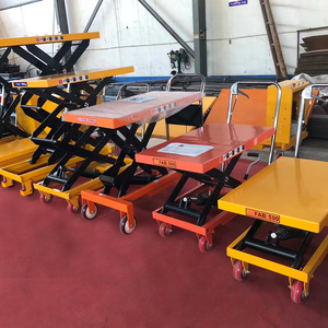 Table élévatrice manuelle pour ciseaux, chariot hydraulique, mécanisme de levage de ciseaux fixe, 1 tonne - Product Image 5