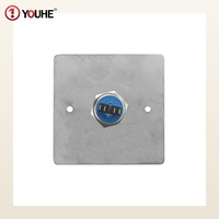 YOUHE Plaque de pression LED pour porte, bouton-poussoir de sortie, kit de verrouillage d'entrée