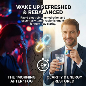 Cápsulas Premium para el Apoyo Hepático en Adultos con Dihidrocinnamida y Vitaminas <span class=keywords><strong>B</strong></span> para el Alivio del Malestar Post-Ingesta de Alcohol - Product Image 3