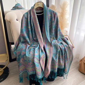 Bufanda Larga con Flecos de Imitación de Cachemira, Estilo Vintage, Suave, para el Uso Diario y Salidas de Fin de Semana - Product Image 2