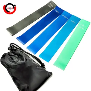 Conjunto de bandas de resistencia para fitness, colores personalizados