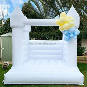 บ้านเป่าลม PVC บ้านเด้งสีขาวขนาดเล็ก8x8 - Product Image 1