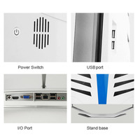 Factory Wholesale Cheap All in One PCs 23.8 27 32 Inch Super Thin Curved Screen Gaming Computer I7 Monoblock
