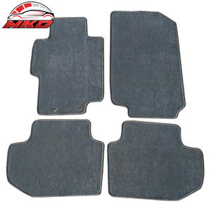 Tapis de sol pour Honda Accord 03-07, tapis avant et arrière gris 4 pièces - Velours - Product Image 1