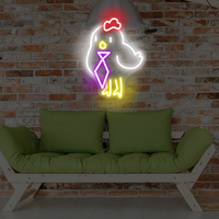 Letrero Luminoso de Neón Estilo Caballero Chic, Personalizable, Multicolor, con Control Remoto, para Montar en la Pared, Regalo para Bebés, Decoración para Fiestas en Casa, Empresas y Eventos