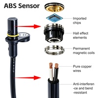 Capteur CVO ABS-076 pour trottinette électrique Ninebot DZ100P, remplacement avant/arrière (OE 600031) - Compatible universel