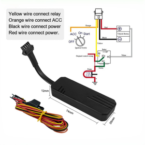 Pelacak GPS Alarm Kecepatan J14 J16 4G LTE Berkabel untuk Mobil Sepeda Motor Pelacakan Waktu Nyata - Product Image 4
