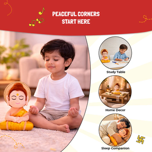 Muñeco de Peluche de Buda Gautama para Cantar Mantras, Pequeño, 25 cm, Juguete Espiritual Suave, Sonido de Canto Devocional, Ligero, para Colgar - Product Image 5