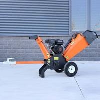 Broyeur de branches à essence 7HP GS100, tambour de 100 mm, déchiqueteur de branches, 115 kg, conception portable, haute productivité pour les propriétaires de terres