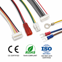 Conjunto de Cableado Personalizado con Carcasa de Plástico Blanca, Conector de Cobre Estañado, Cables Codificados por Color, Arnés de Cableado
