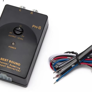 Convertidor de Señal de <span class=keywords><strong>Audio</strong></span> para Auto de Alta a Baja con Función de Retardo para Amplificador y Subwoofer - Product Image 1
