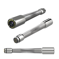 Caméra d'inspection de canalisations 10 pouces IPS 1080P avec câble en fibre de verre de 20 m 5 mm, localisateur 512 Hz, compteur de mètres et fonction d'auto-nivellement pour drain