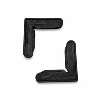 Accessoire universel de protection d'angle pour moustiquaire de fenêtre, 22 mm x 11 mm, pour cadre de moustiquaire et piquet d'angle