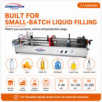 Machine de remplissage de liquides pneumatique semi-automatique de bureau 5-250 ml pour eau, parfum, huile essentielle, haute précision, plastique/verre