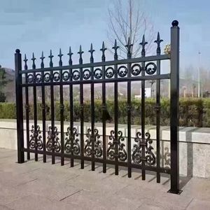 YC Valla de piquete de <span class=keywords><strong>metal</strong></span> fácil de instalar vallas y puertas de <span class=keywords><strong>metal</strong></span> de alta calidad Valla de piquete de acero personalizada - Product Image 3