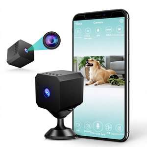 Mini caméra <span class=keywords><strong>espion</strong></span> F1 1080P WiFi, la plus petite caméra de surveillance sans fil avec vision nocturne, caméra de sécurité portable DIY pour intérieur - Product Image 3