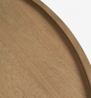 Table basse rustique moderne en bois naturel, ensembles de meubles pour le salon, table basse ronde en bois