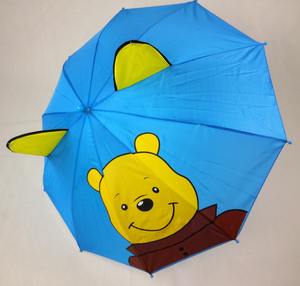 Paraguas de Viaje para Niños, Diseño de Dibujos Animados con Orejas, Apertura Automática, Varillas de Acero, Precio de Fábrica, Venta al Por Mayor, Regalo para Jardín de Niños - Product Image 2