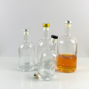 Envase de Vidrio para Licores, Botella Transparente Vacía para Agua, Mezcal, Whisky, Brandy, Vodka, Tequila, Ginebra, Ron, <span class=keywords><strong>Cachaza</strong></span>, 200ml, 500ml, 700ml - Product Image 5