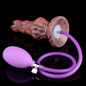 Dildo Ovipositor Monstruoso con 5 Bolas, Dildo Inflable de Silicona con Bomba para Mujer, Dilatadores Anales con Nudos para Uso Anal - Product Image 6
