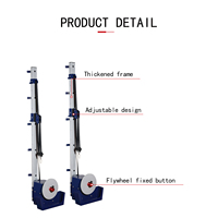 Appareil de fitness commercial vertical compact à résistance par volant d'inertie pour entraînement de traction et de rame