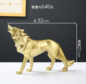 Statue Decorative da Interno di Alta Qualità, Modelli di Lupo Realistici in Resina Artigianale - Product Image 3