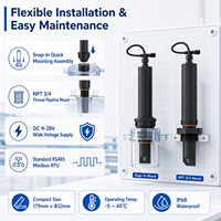 Sonde de turbidimètre industriel en ligne RS485 4-20mA ISO7027, testeur optique de qualité de l'eau à faible plage pour l'eau potable