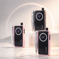 Perceuse à ongles professionnelle 65W à moteur brossé 40000 tr/min, lime électrique avec pédale pour manucure et pédicure en salon