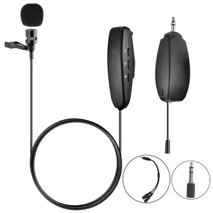 GAW-618 UHF Wireless Lapel Microphone Voice Recording for Phone Camera Voice Amplifier