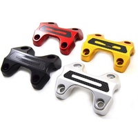 CNC Suku Cadang Sepeda Motor Tidak Standar Kustom Peninggi Setang Aluminium Penutup Klem Atas untuk Berbagai Merek Sepeda Motor