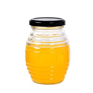 Dispensador de bote de <span class=keywords><strong>miel</strong></span> ovalado, bote de cristal para mermelada, 500 gramos - Product Image 3