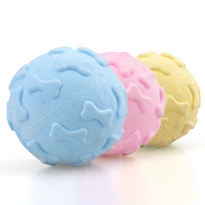 Factory Direct Dog Toy Balls High Quality Teeth Cleaning <strong>Chew</strong> Bite Resistant Pet Toy TPR Dog Ball - Product Image 1