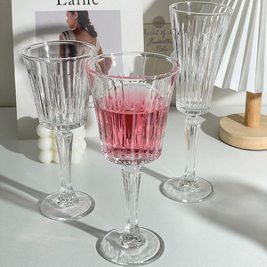 <span class=keywords><strong>Copas</strong></span> de Cristal Rayadas Hechas a Mano de 285 ml, <span class=keywords><strong>Copas</strong></span> de Vino Tinto Bordeaux Modernas Europeas de Lujo para Bodas y Fiestas, Venta al Por Mayor - Product Image 3